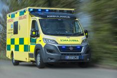 EEAST ambulance driving on road